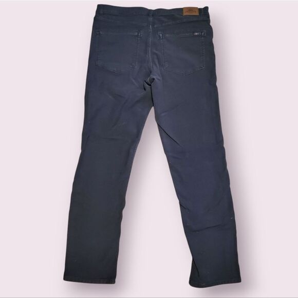 Faherty Men Terry Stretch Straight Legs 5-Pockets Cotton Blend Gray Size 35 x 30 - Picture 2 of 4